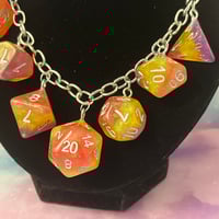 Image 8 of DND Dice Set Necklace