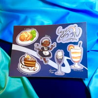 Image 1 of CAFE MOON STICKER SHEET