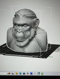 Image 5 of paint your own gorilla bust