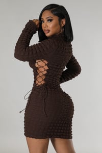 Image 1 of Bubble Brown Dress