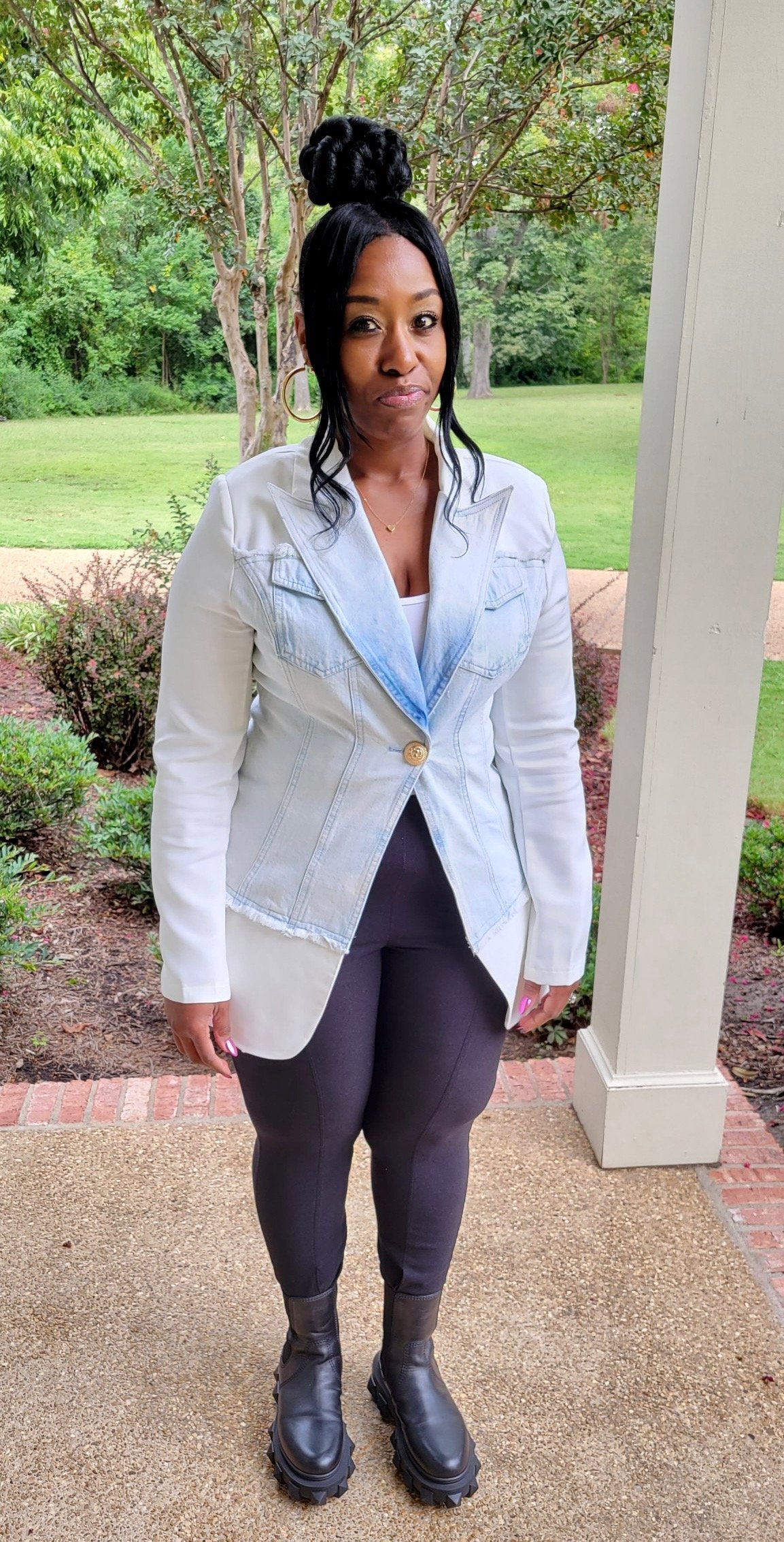 Image of Demi Denim Blazer