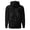 Image of logo pullover black on black hoodie