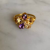 Image 2 of GEORGIAN PANSY RING