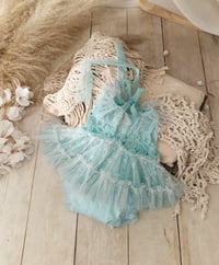 Image 3 of Sitter photo session dress Betsy | age 12-18 months | minty