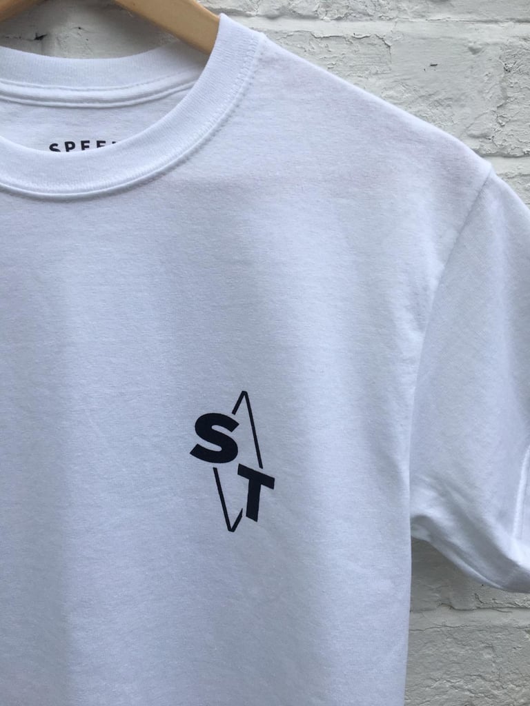 Original Logo Tee - White/Black Image 4