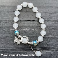 Image 1 of Moonstone & Labradorite Bracelet