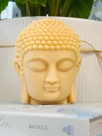 Image 2 of Buddha Head Pillar Candle