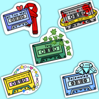 Image 1 of Taylor Swift Song Stickers