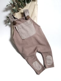 Image 1 of Newborn romper for photo shoots | Dylan | cocoa brown