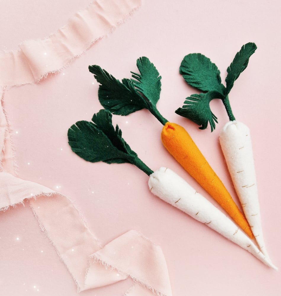 Image of Spring Carrot Bundle of three. 