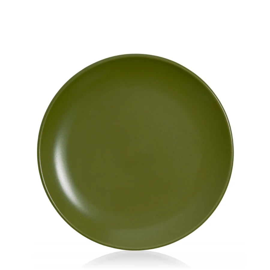 Image of Olive Green Dinner Plate 