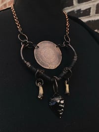 Image 5 of Runic talisman with obsidian 