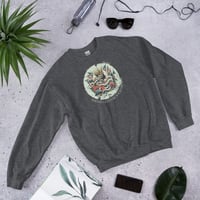 Image 2 of Queen of Needles Old school Unisex Sweatshirt