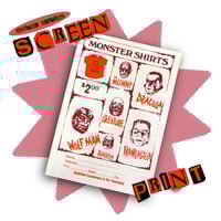 Image 1 of Monster Shirts Screen Print