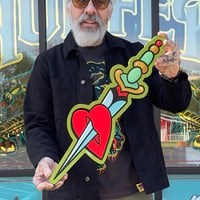 Dagger & Heart- Wood Cutout