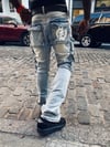 Blue Villi'age Stacked Jeans 