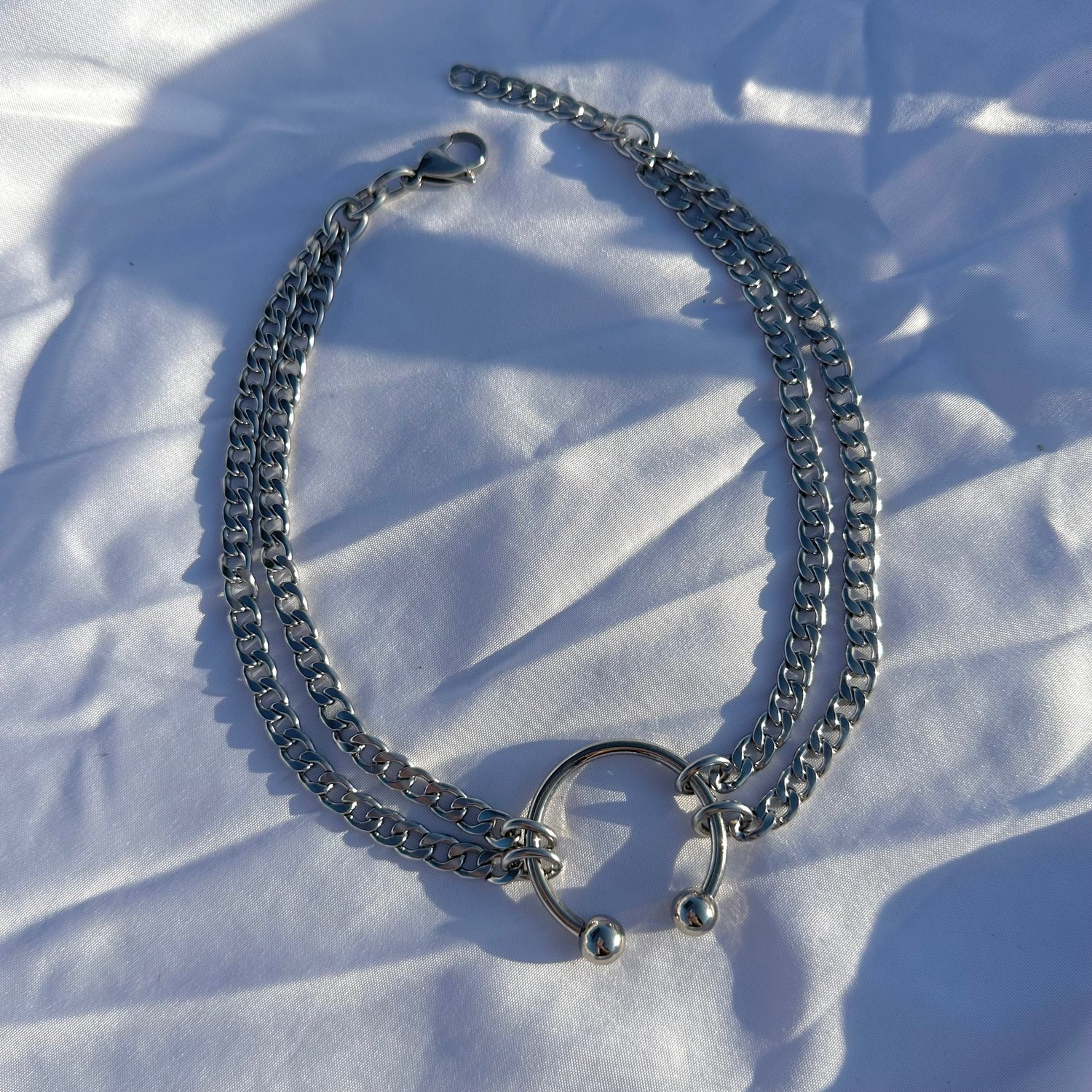 Image of Pierced Double Layer Chain