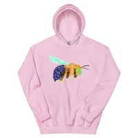 Image 5 of Unisex Hoodie “Blue Banded Bee”