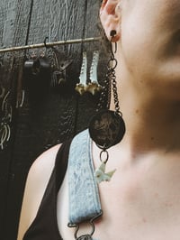 Image 5 of heraldic lion hangers (can be earrings for non-sensitive ears)