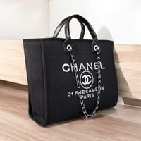 Image 1 of BLACK CHANEL HANDBAG