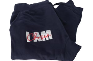 Navy Slim Fit “I Am Chosen” Joggers