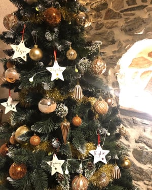 Image of Étoile de Noël personnalisée