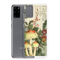 Image 16 of Colorful Antique Bookpage Mushroom Fungi Illustration Clear Case for Samsung®