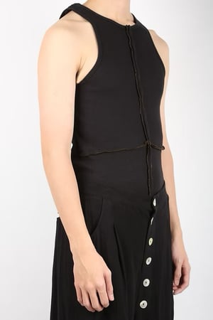 Image of ÆNRMÒUS - Cross Vest (Black)