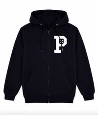Image 1 of P BLOCK ZIP-UP HOODIE