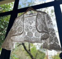 Image 1 of Vintage Cotton  Lace Bolero 