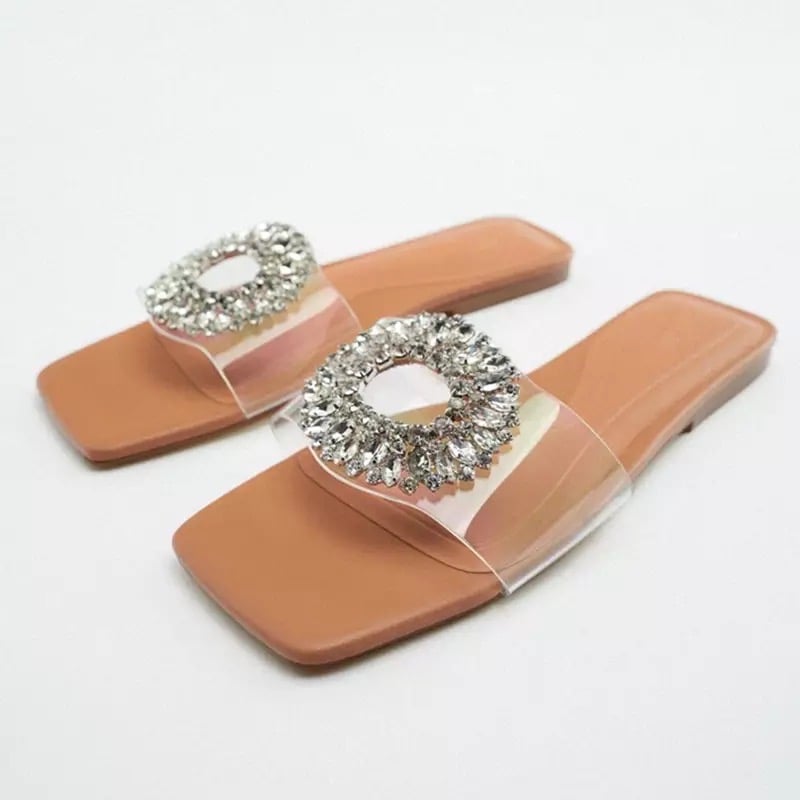 Image of Perspex Diamante sandals