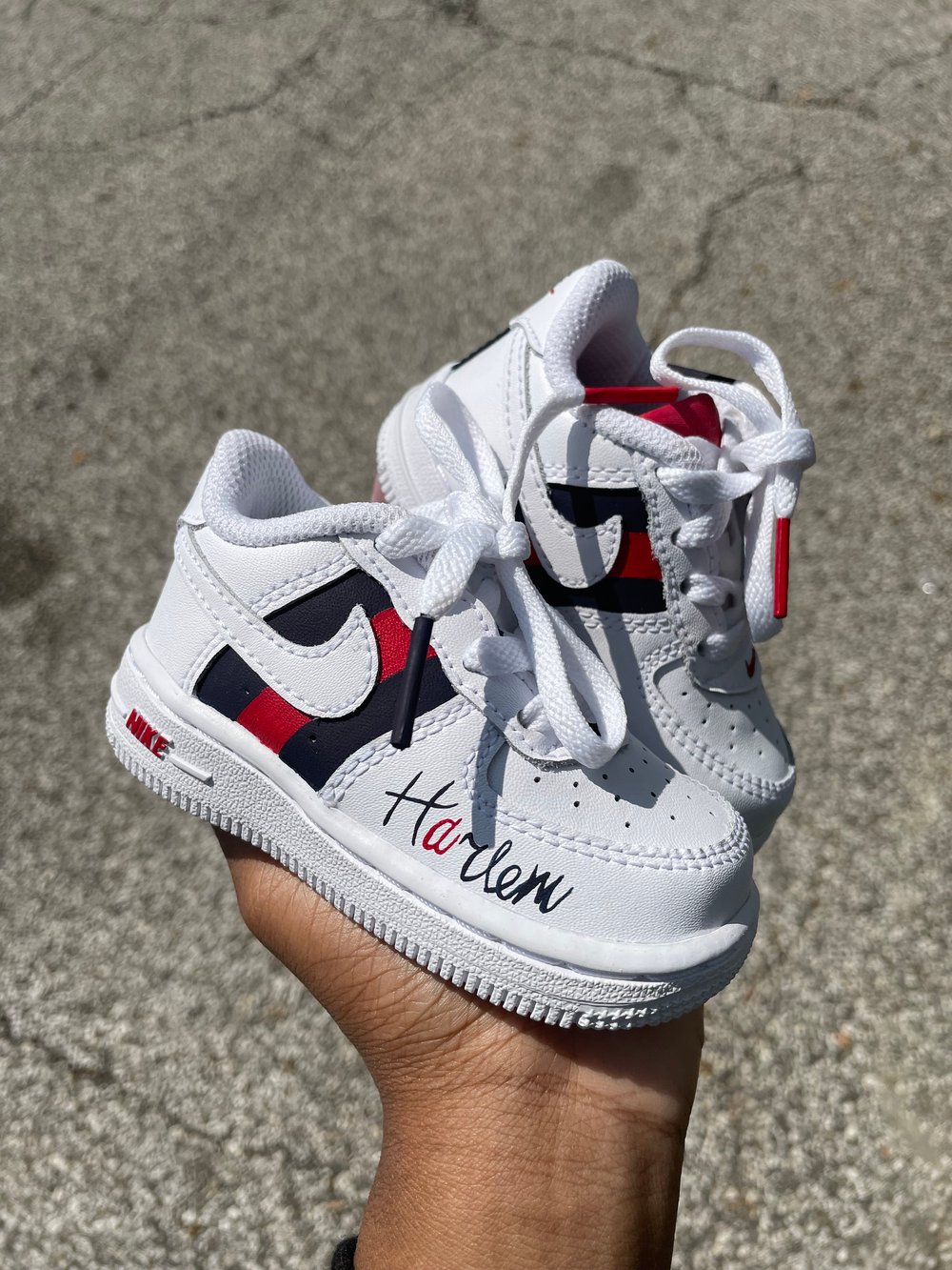 Image of Gucci Stripe (Kids) 🔵🟢🔴