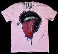 Image 1 of “DARK ARTS” HAND PAINTED T-SHIRT LARGE