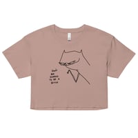 Image 6 of dont be scared Women’s crop top 