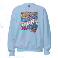 Image 6 of Retro Trump 24 Flowers Unisex Sweatshirt