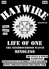 HAYWIRE - THE STYLE & WINCH, MAIDSTONE 21/03/25