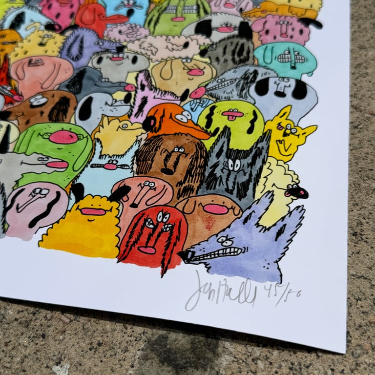 4/23 RESTOCK! Here's Some Dogs Print by Jay Howell Image 2