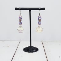Image 2 of Mismatched Honey Bear Earrings 