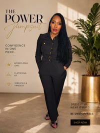 The Power DIVA Jumpsuit - Black