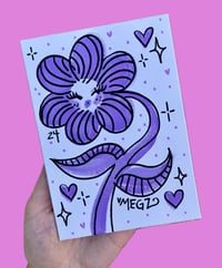 Sassy Purple Flower (original)