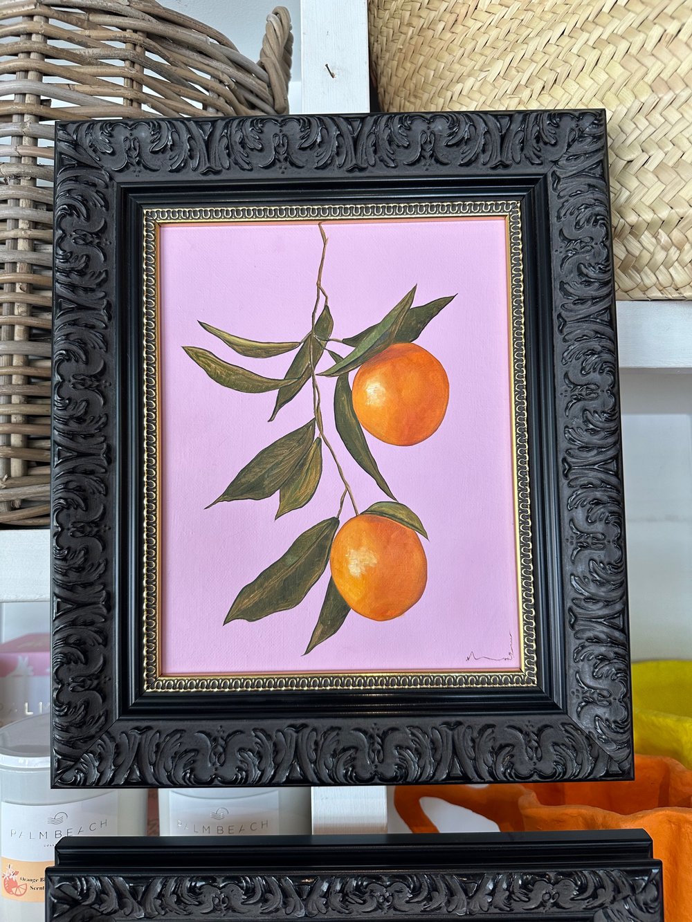 Image of Orange on Pink by Monique Correy 