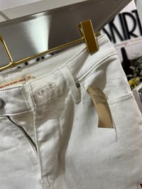 Image 4 of NWT white Levi jeans