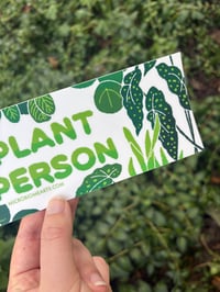 Image 3 of Plant Person Bumper Sticker
