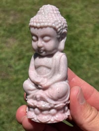Image 3 of Pink Opal Baby Buddha Carving #2568