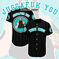 Image 1 of JuggaFUK YOU Embroidered Baseball Jersey