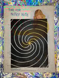 Image 1 of Original Lino Print - Swirl - Nitey Nite