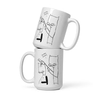 Image 1 of White glossy mug snippy snippy 
