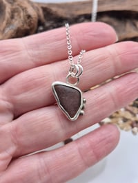 Image 2 of Amber Seaglass Necklace 