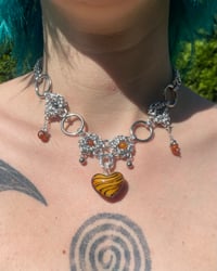 Image 1 of tiger heart necklace