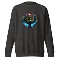 Image 3 of Minnesota Rebel Loon - Rainbow Crewneck Sweatshirt